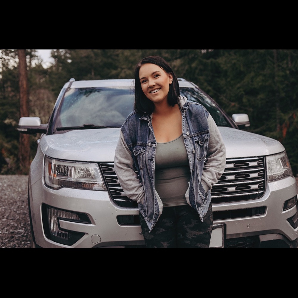 AE hooded jean jacket